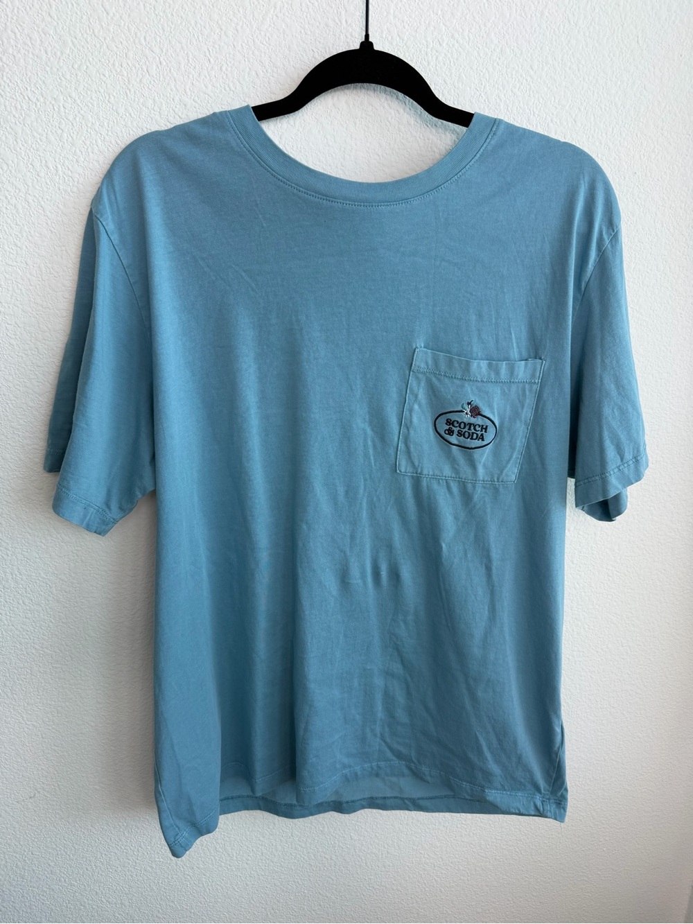 Scotch & Soda Amsterdam Embroidered Pocket Tee Large